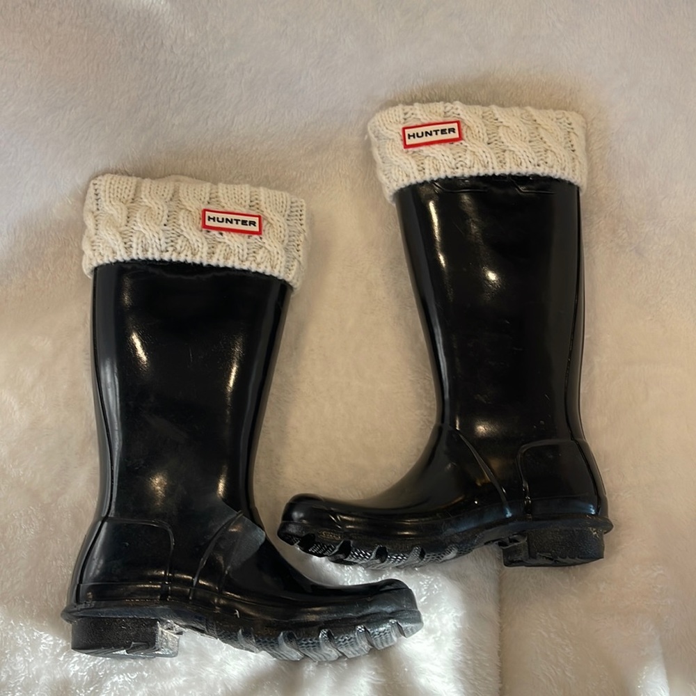 Kids Hunter Rain boots Size 4